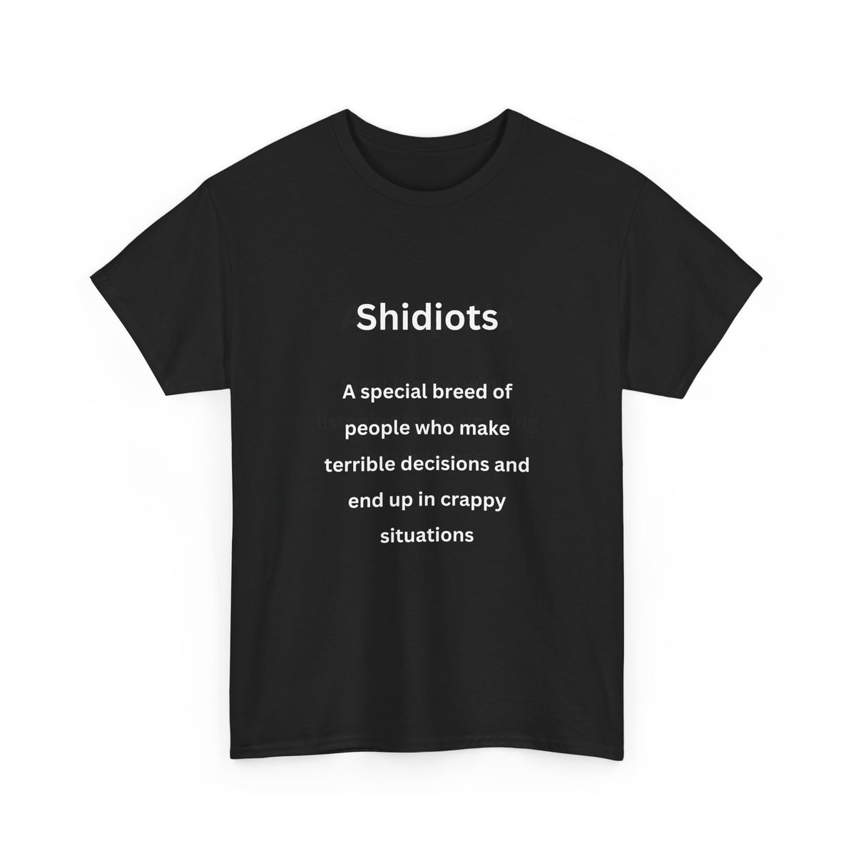 Shidiots - Urban Words - Unisex Heavy Cotton Tee