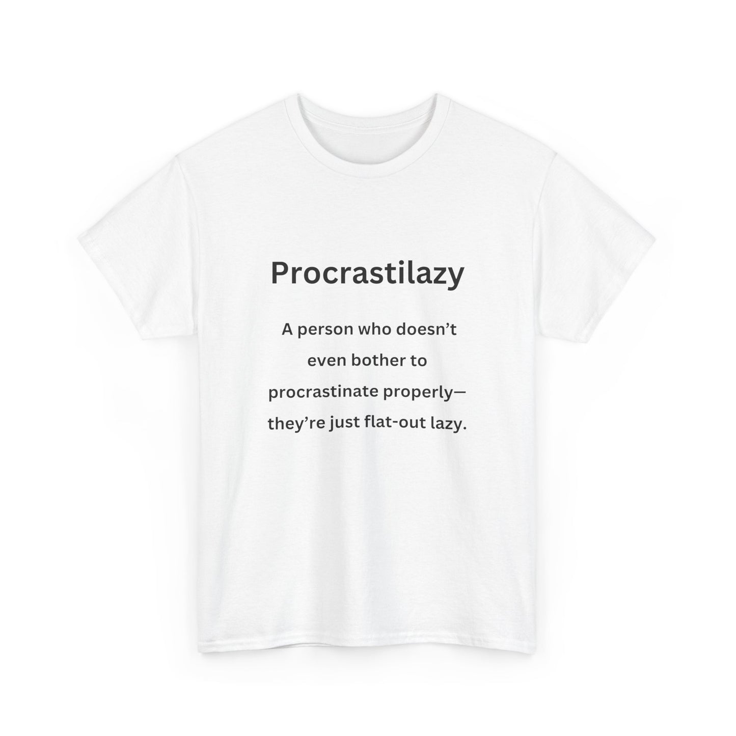 Procrastilazy - Urban Words - Unisex Heavy Cotton Tee