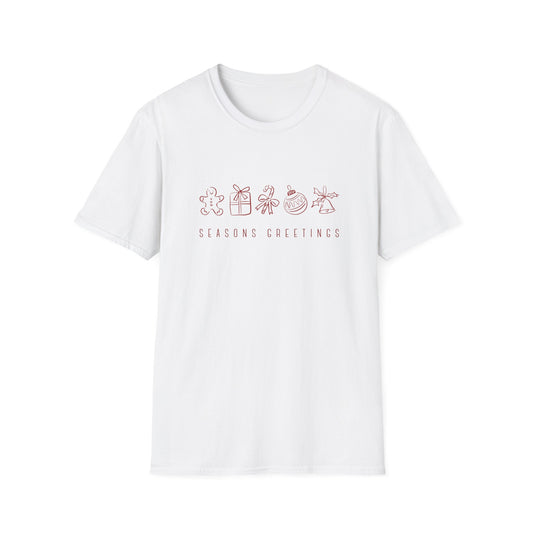 Christmas Sketches - Unisex Softstyle T-Shirt