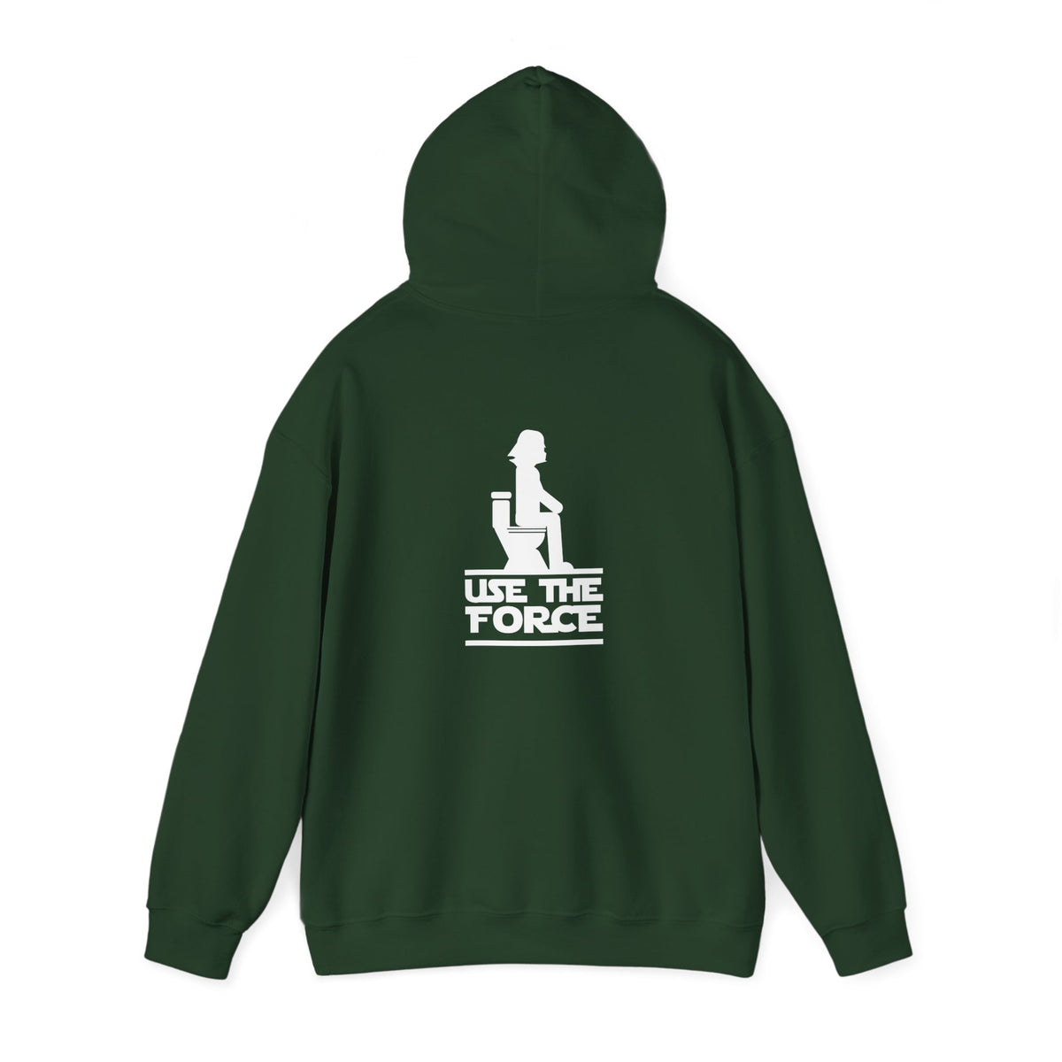 Use the Force (Star Wars) (printed on back) - Modern Vibes - Unisex Heavy Blend™ Hooded Sweatshirt