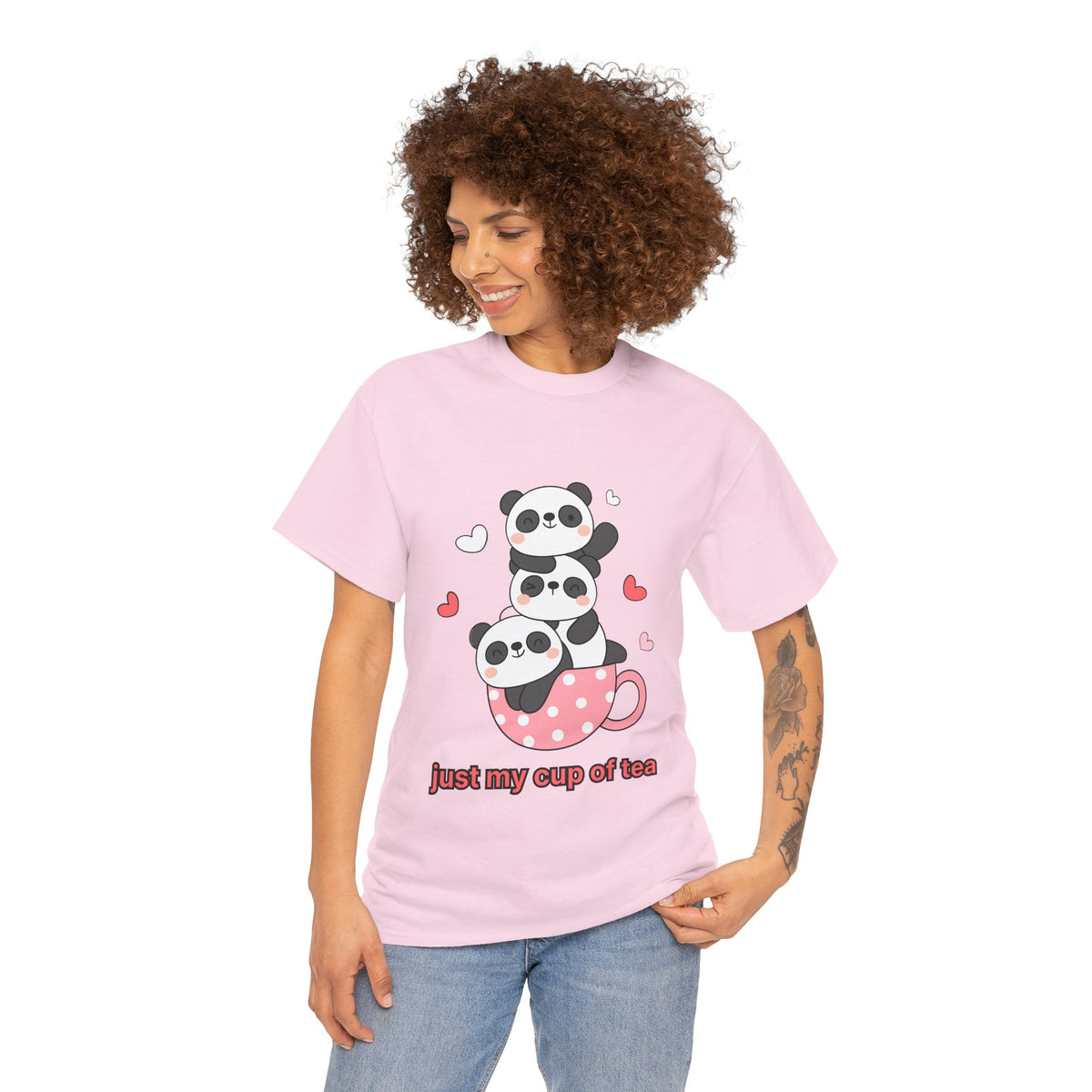 Just my cup of tea - Unisex Heavy Cotton Tee