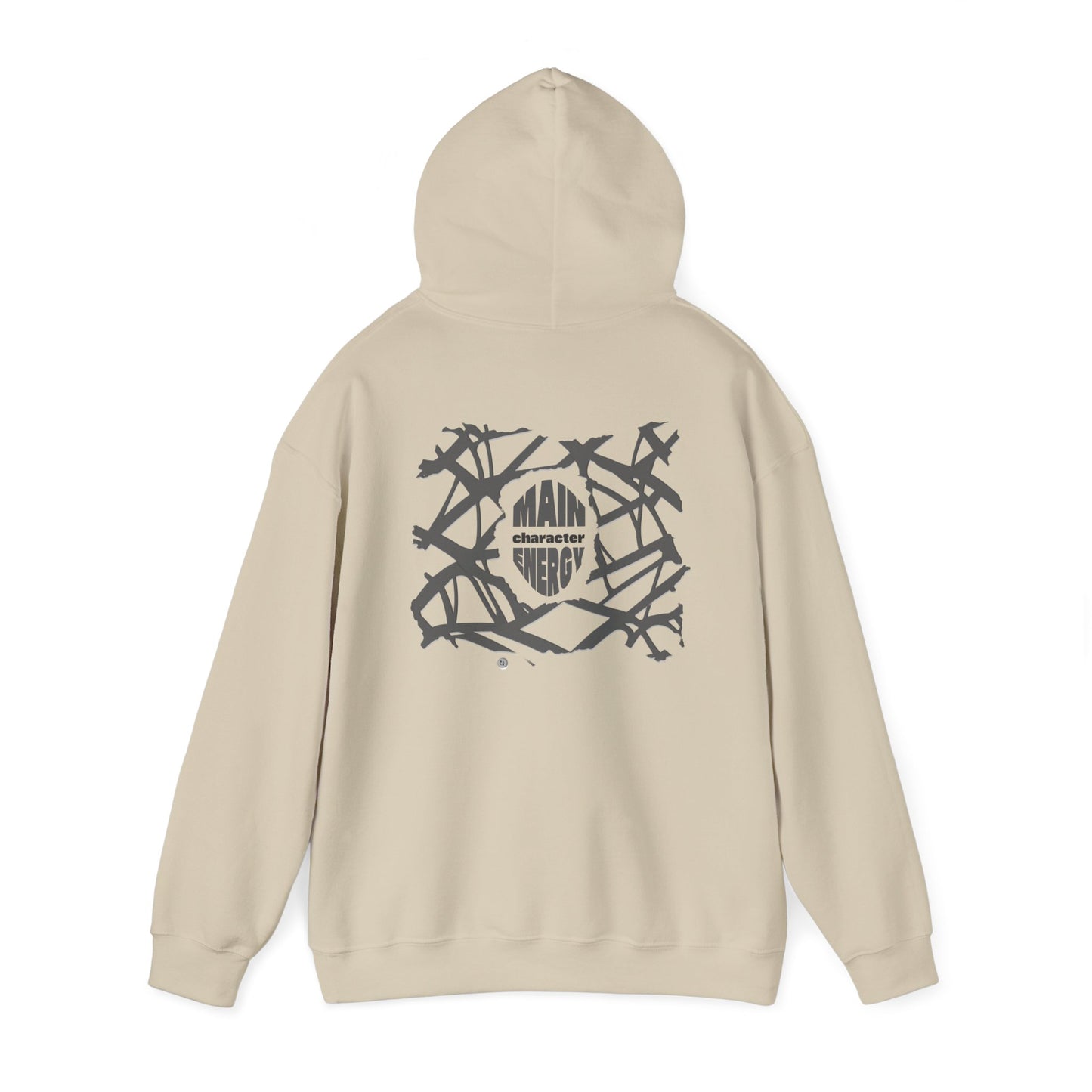 Main Character Energy (printed on back) - Modern Vibes - Unisex Heavy Blend™ Hooded Sweatshirt
