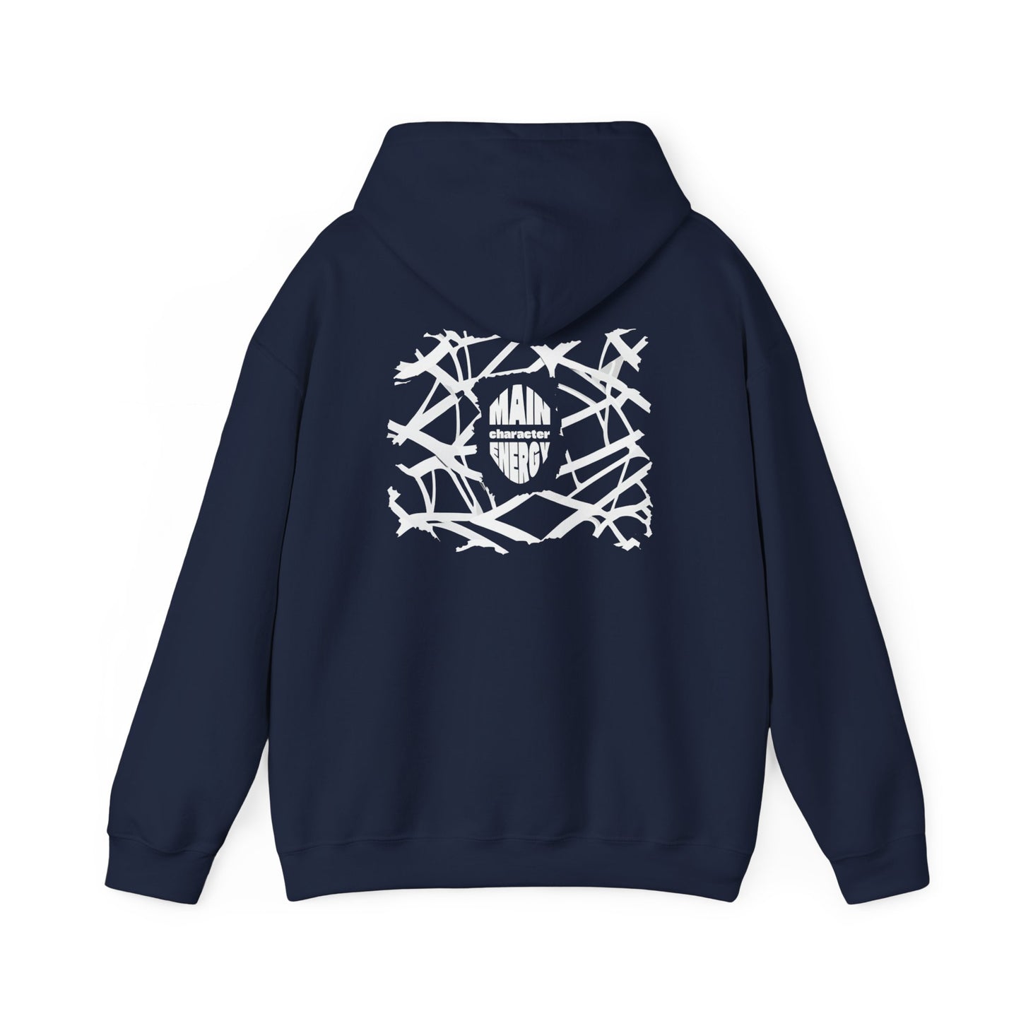 Main Character Energy (printed on back) - Modern Vibes - Unisex Heavy Blend™ Hooded Sweatshirt