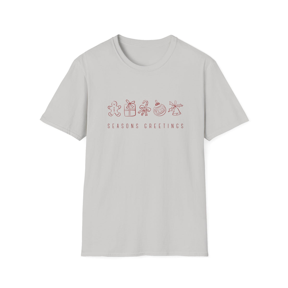 Christmas Sketches - Unisex Softstyle T-Shirt