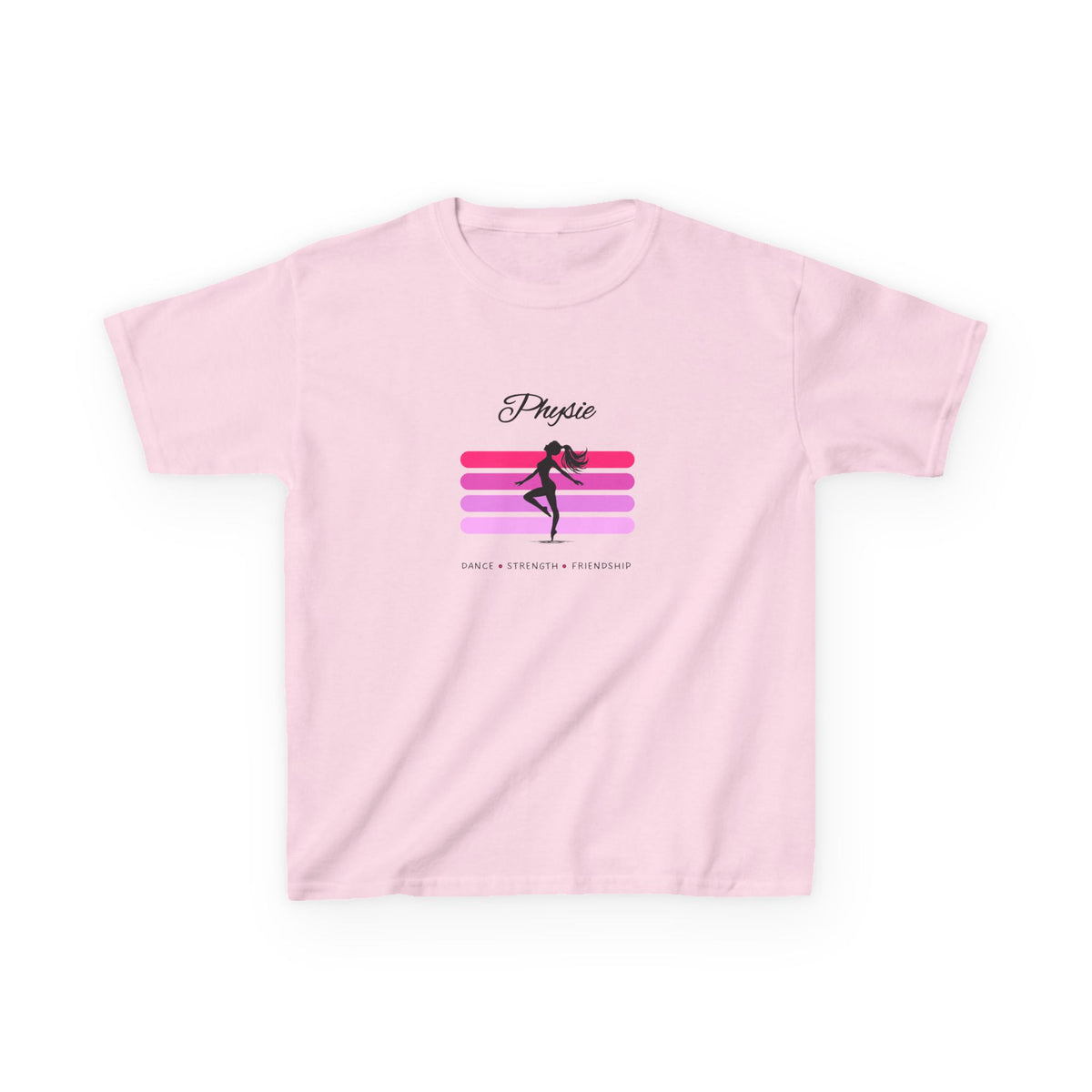 Physie. Dance. Strength. Friendship (pink) - Youth / Kids Heavy Cotton™ Tee