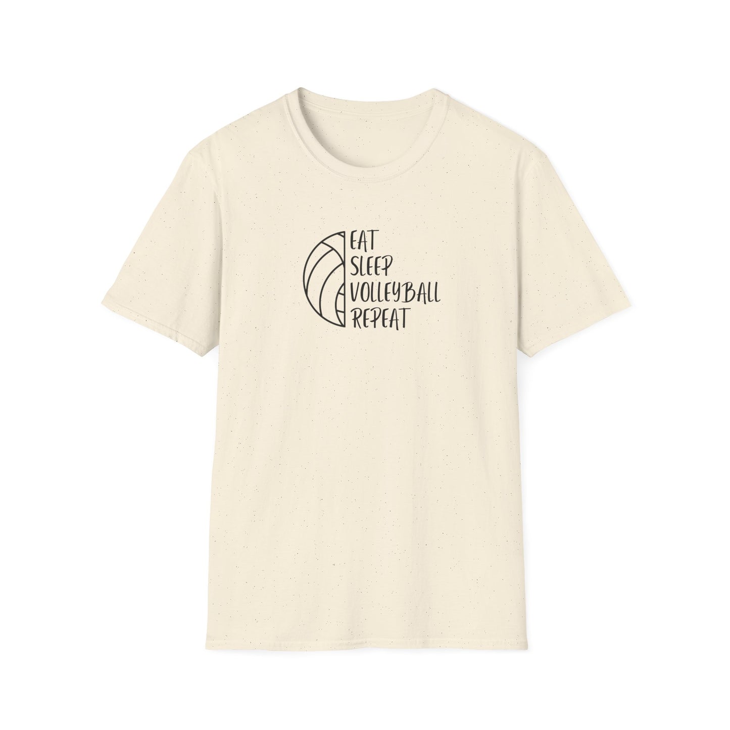 Eat Sleep Volleyball Repeat - Unisex Softstyle T-Shirt
