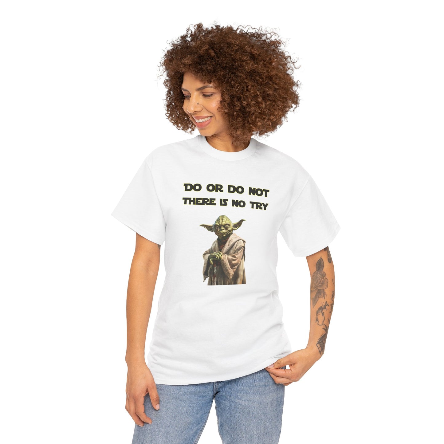 Do or Do Not, there is no try - Yoda (Star Wars) - Unisex Heavy Cotton Tee