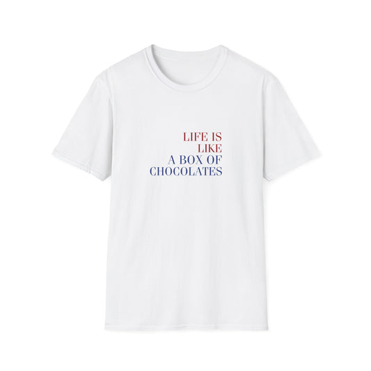 Life is like a box of chocolates (Forrest Gump) - Unisex Softstyle T-Shirt