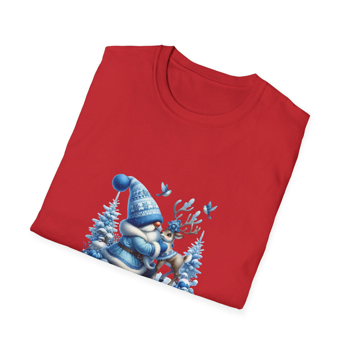 Heart of Winter (gnome) - Christmas- Unisex Softstyle T-Shirt