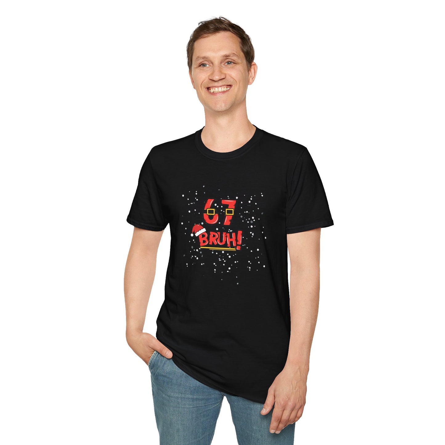 6-7 Christmas Bruh! - Unisex Softstyle T-Shirt
