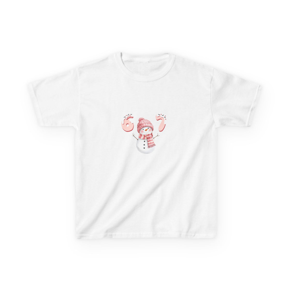 Snowman 6-7 - Youth/Kids Heavy Cotton Tee