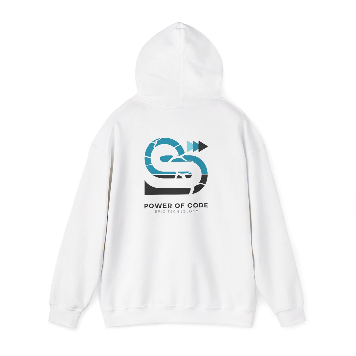 Power of Code (printed on back) - Unisex Heavy Blend™ Hooded Sweatshirt