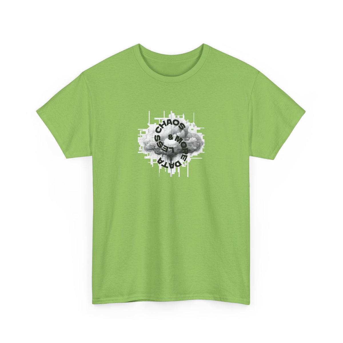 Less Chaos, More Data - Unisex Heavy Cotton Tee
