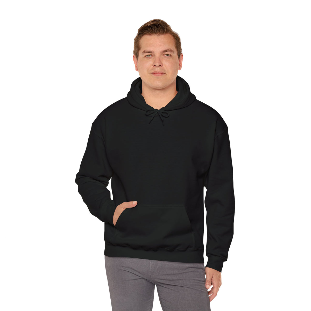 Don't be Rude to me (printed on back) - Modern Vibes - Unisex Heavy Blend™ Hooded Sweatshirt