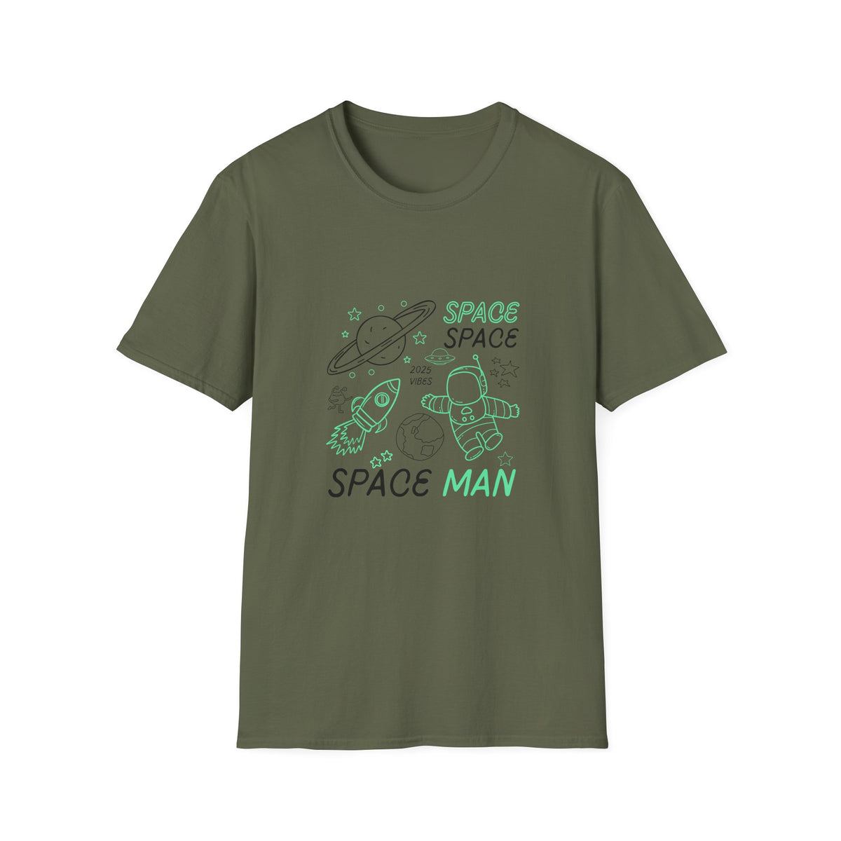 Space Man - Unisex Softstyle T-Shirt