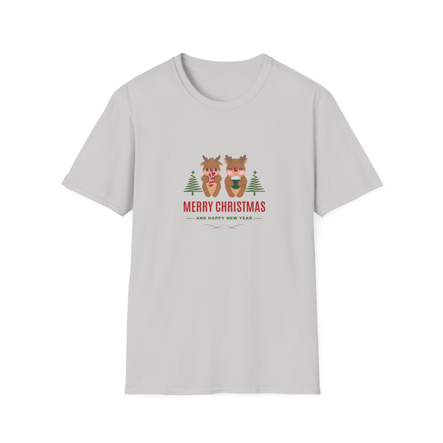 Reindeer Christmas - Unisex Softstyle T-Shirt