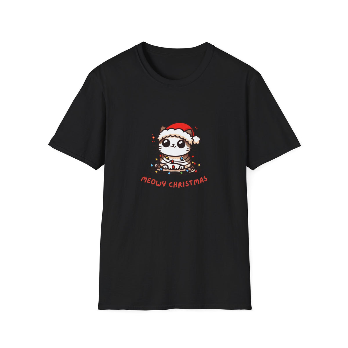 Meowy Christmas - Unisex Softstyle T-Shirt