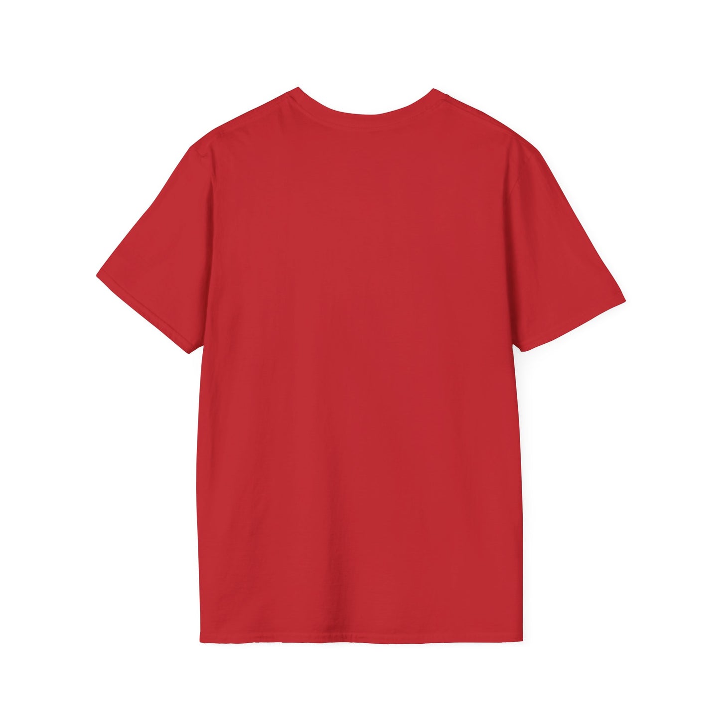 White Xmas (red) - Unisex Softstyle T-Shirt