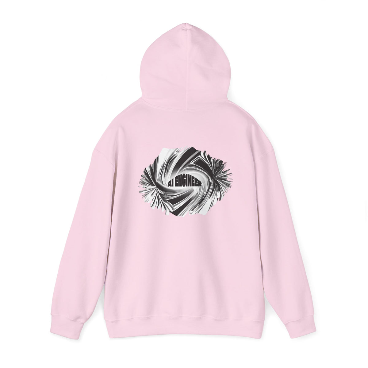 AI Engineer (printed on back) - Modern Vibes - Unisex Heavy Blend™ Hooded Sweatshirt