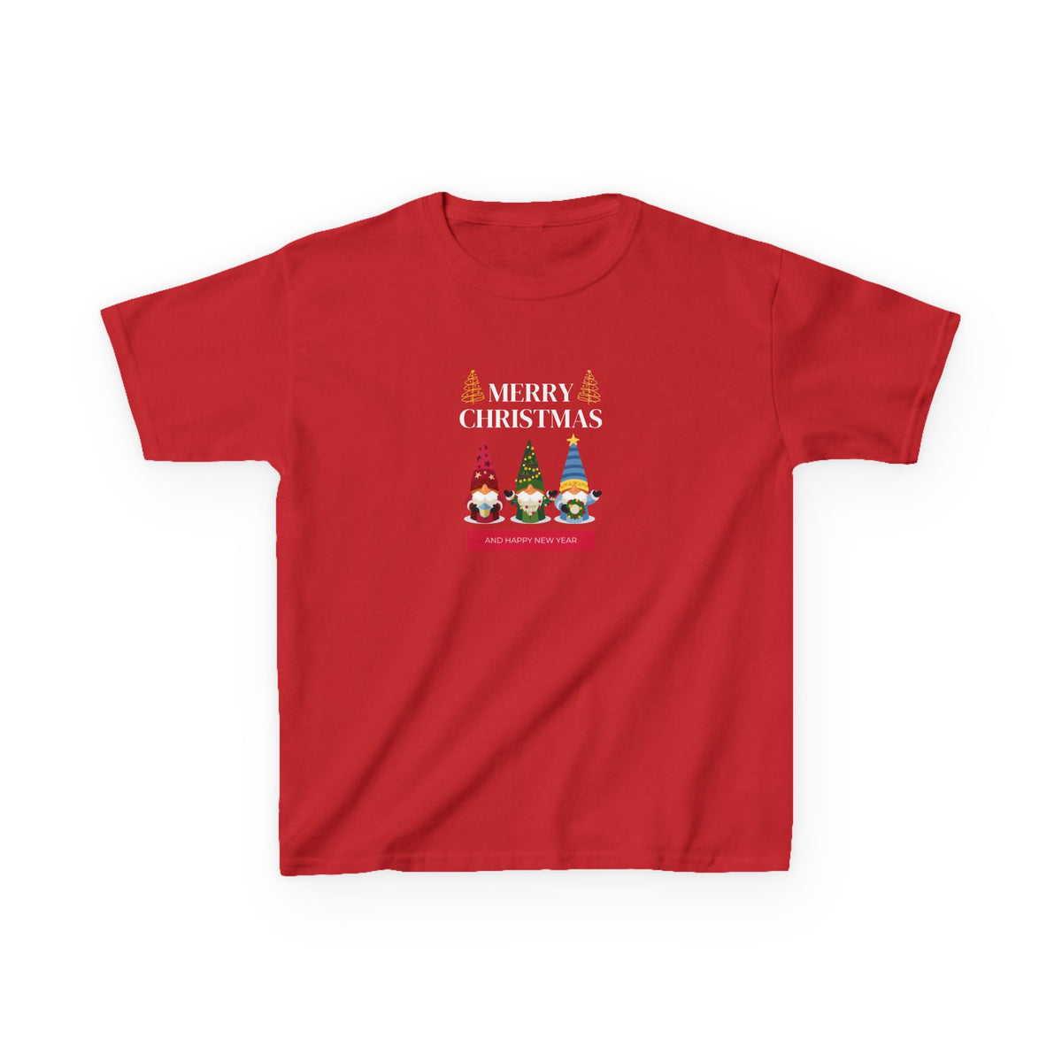 Merry Christmas 3 gnomes - Youth/Kids Heavy Cotton Tee