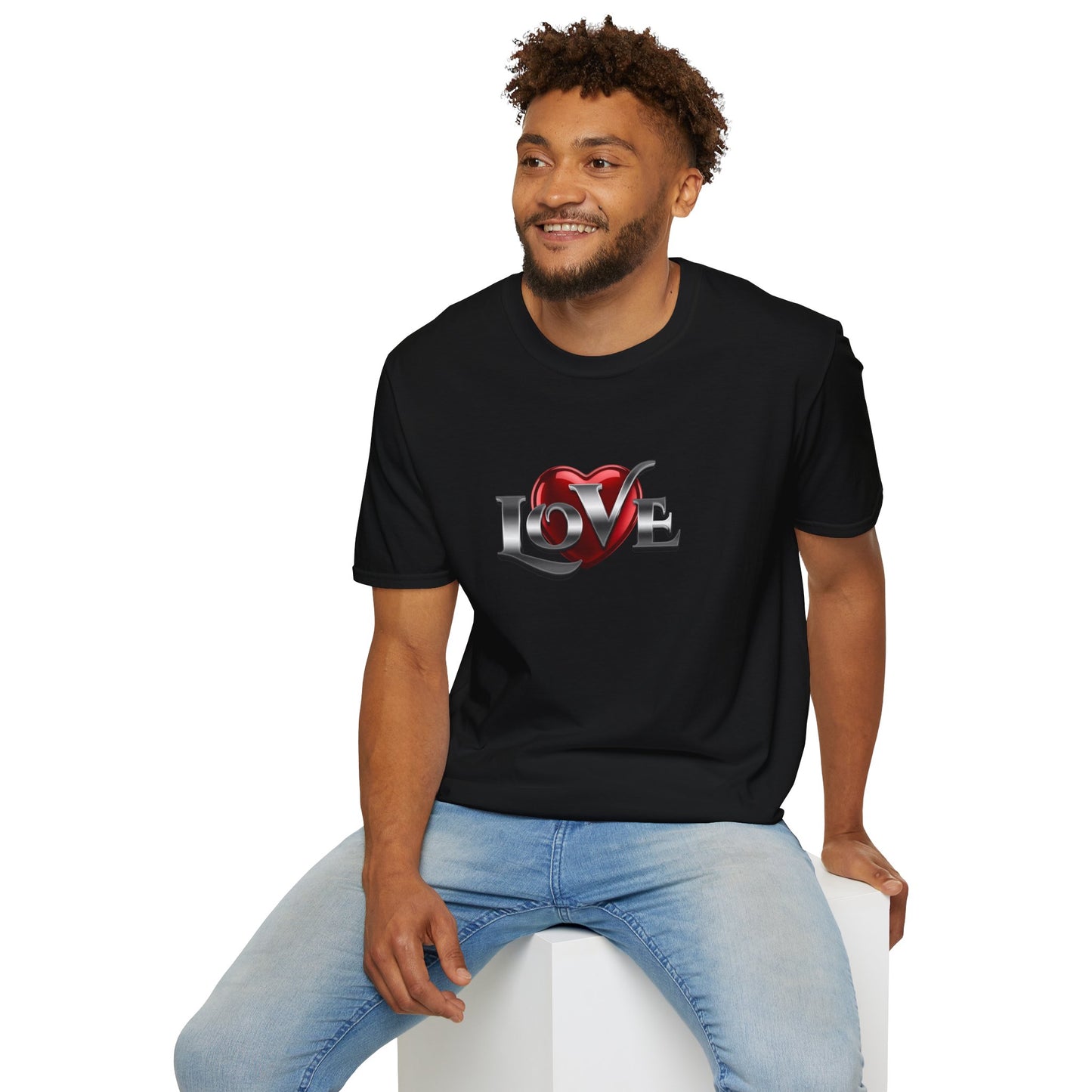 Silver Love - Unisex Softstyle T-Shirt
