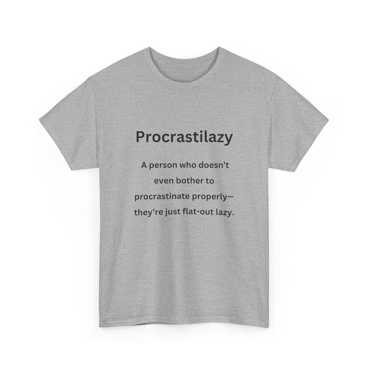 Procrastilazy - Urban Words - Unisex Heavy Cotton Tee