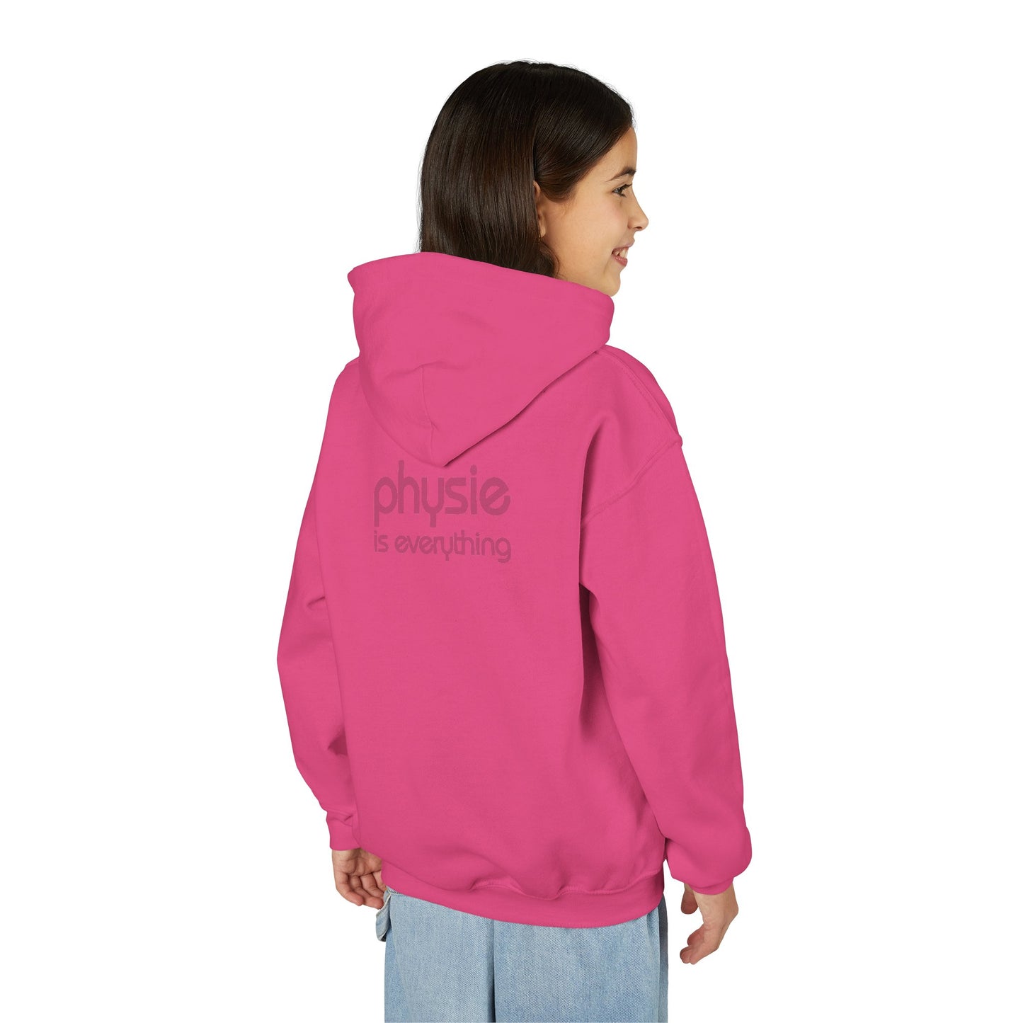 Physie is life (printed on back) - Youth Heavy Blend Hoodie