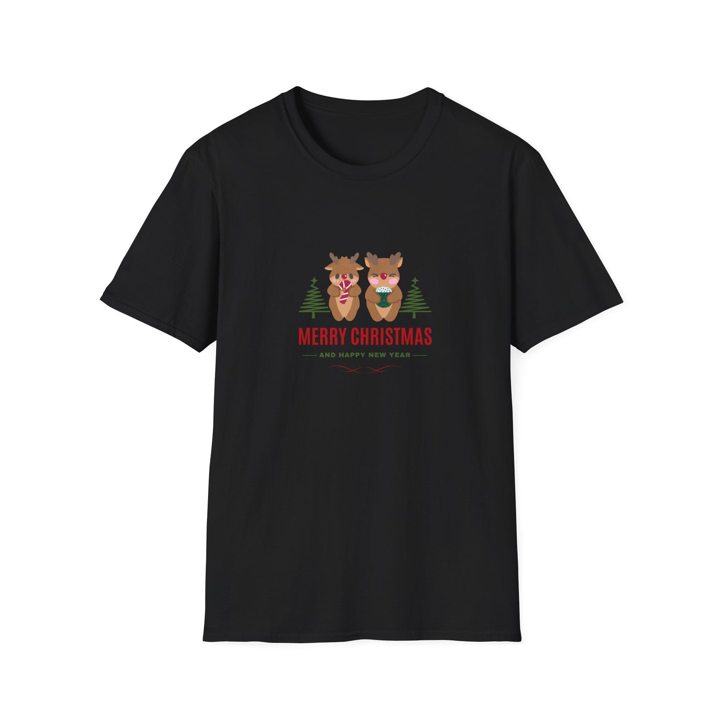 Reindeer Christmas - Unisex Softstyle T-Shirt