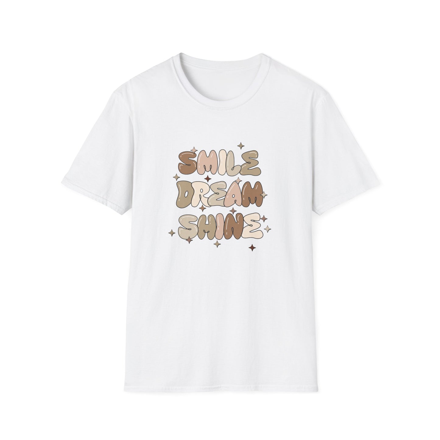 Smile Dream Shine (neutral) - Unisex Softstyle T-Shirt