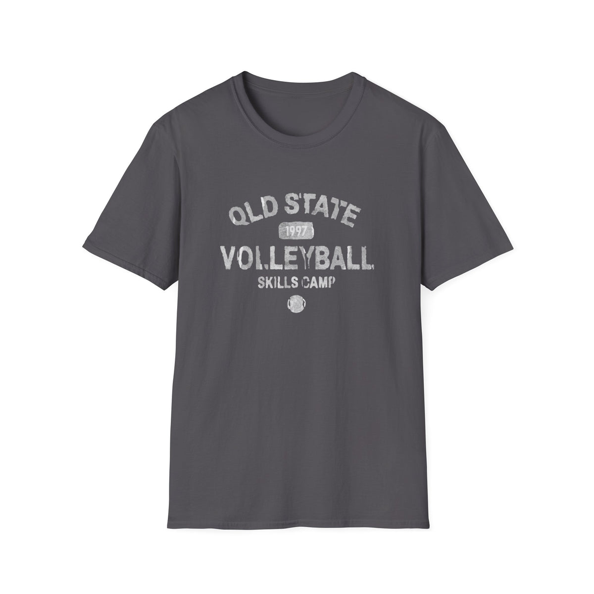State Volleyball (vintage) - Unisex Softstyle T-Shirt
