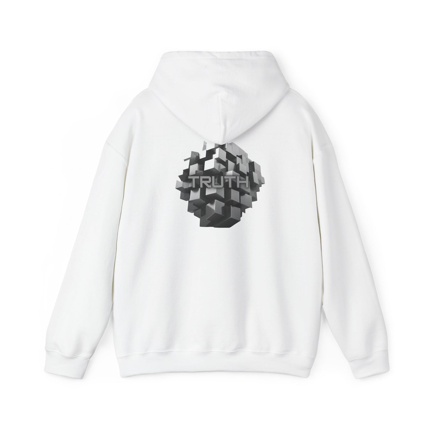 Truth (printed on back) - Statement Graphic - Unisex Heavy Blend™ Hooded Sweatshirt