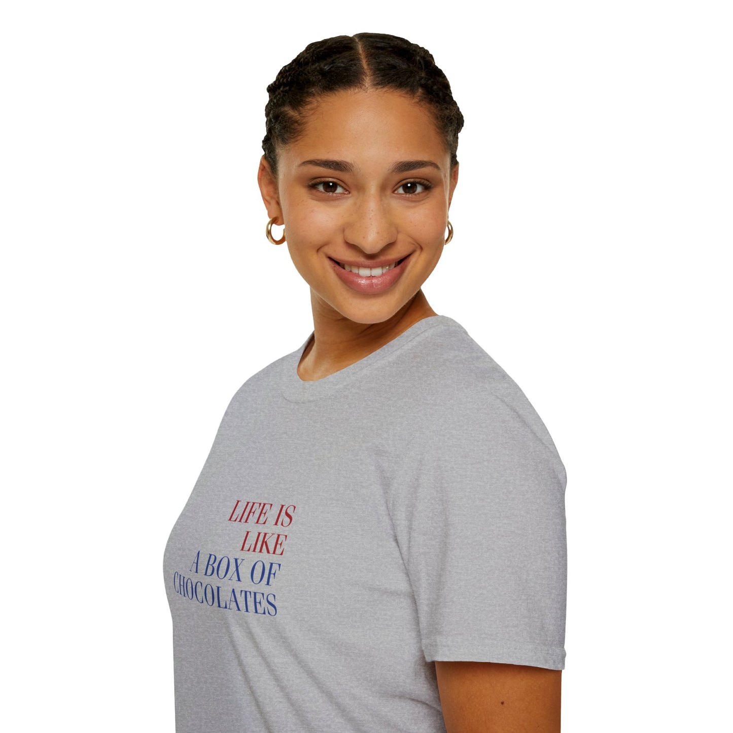 Life is like a box of chocolates (Forrest Gump) - Unisex Softstyle T-Shirt
