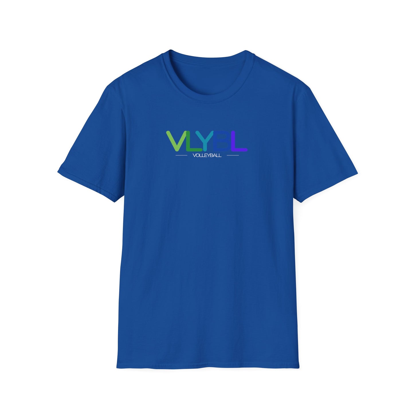 VLYBL- Volleyball (blues) - Unisex Softstyle T-Shirt