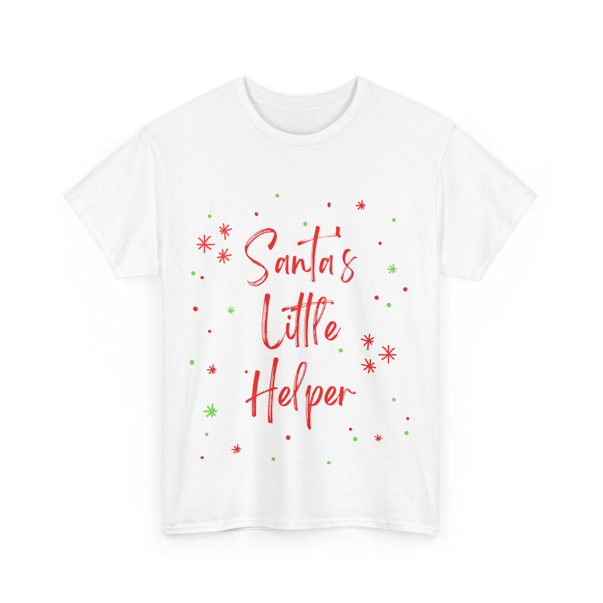 Santa's little helper Christmas - Unisex Heavy Cotton Tee