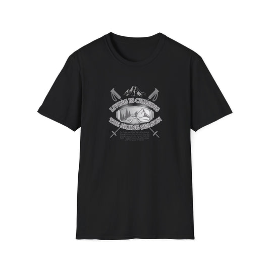 Chasing the ski season - Unisex Softstyle T-Shirt