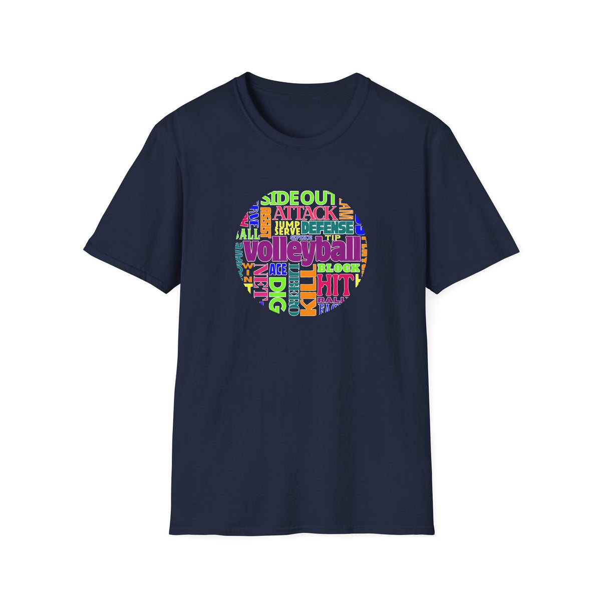 Volleyball Side out - Unisex Softstyle T-Shirt