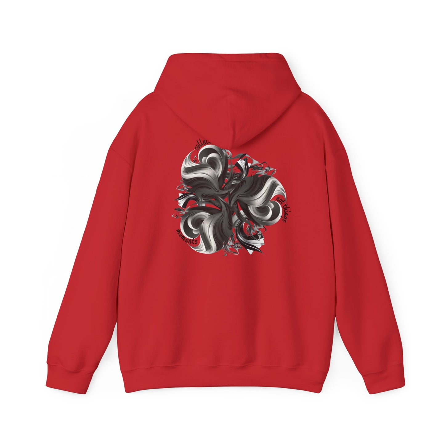 Collect moments not things (printed on back) - Modern Vibes - Unisex Heavy Blend™ Hooded Sweatshirt
