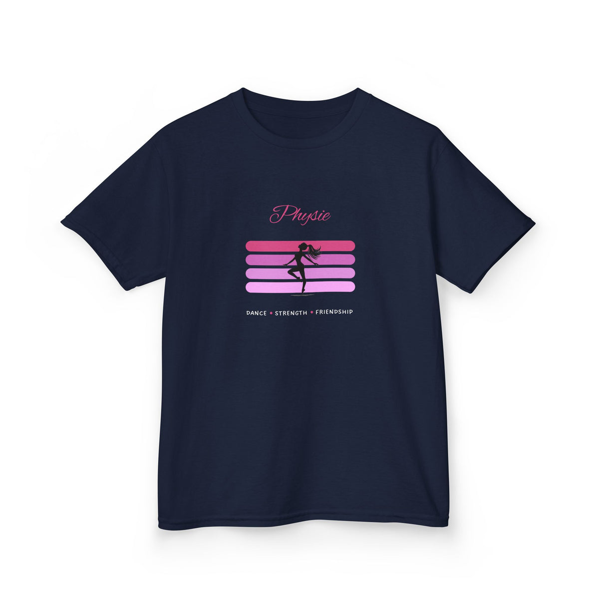 Physie. Dance. Strength. Friendship (pink) - Youth / Kids Heavy Cotton™ Tee