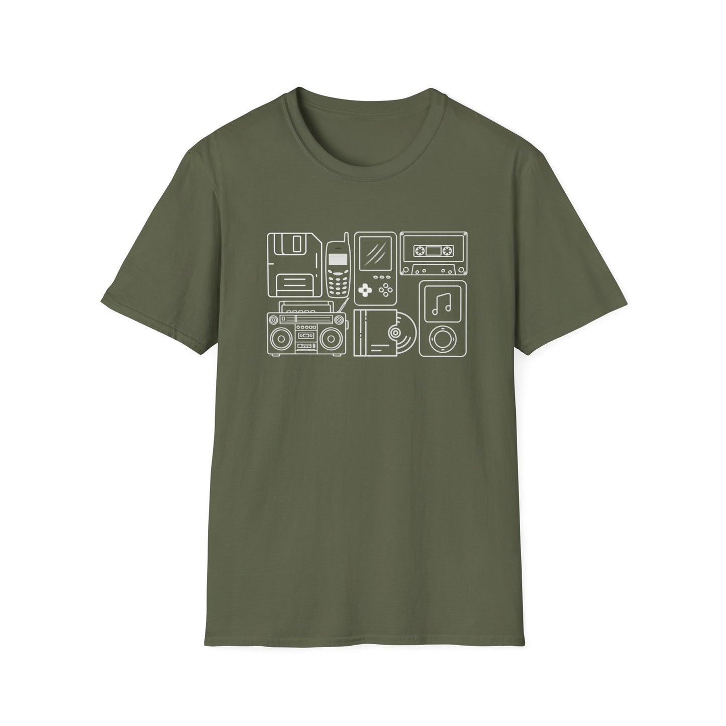 Retro Tech Gear - Unisex Softstyle T-Shirt