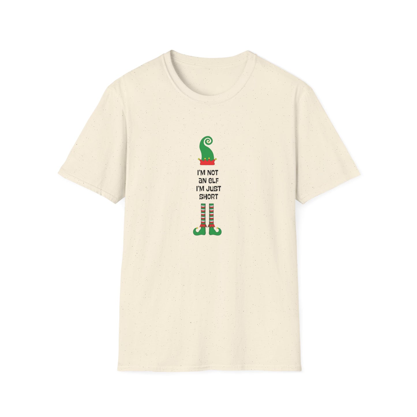 I'm not an elf, I'm just short - Unisex Softstyle T-Shirt
