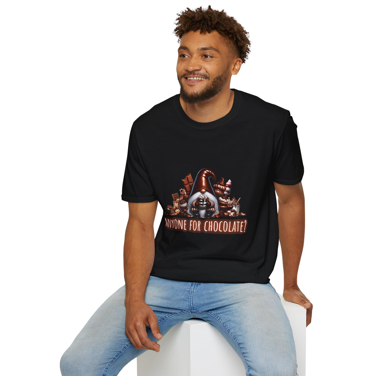 Anyone for Chocolate? Gnome - Unisex Softstyle T-Shirt
