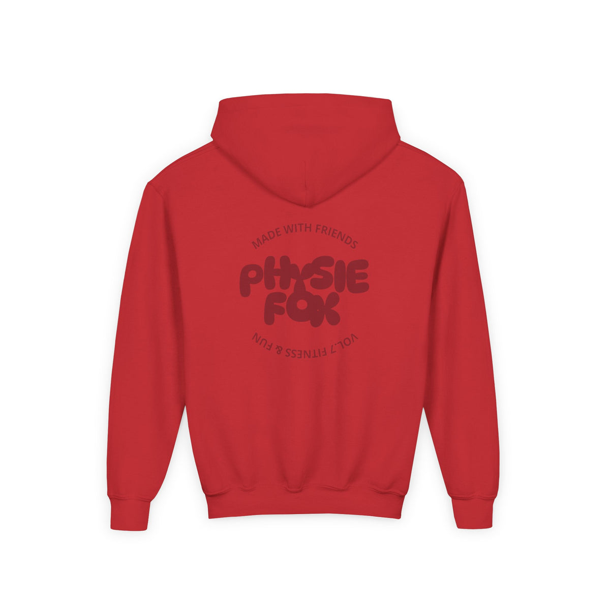 Physie fox (printed on back) - Youth Heavy Blend Hoodie