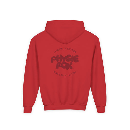 Physie fox (printed on back) - Youth Heavy Blend Hoodie