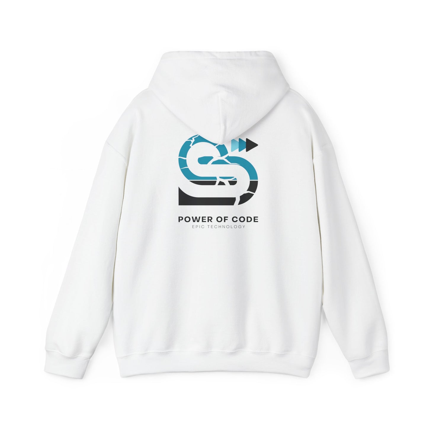 Power of Code (printed on back) - Unisex Heavy Blend™ Hooded Sweatshirt