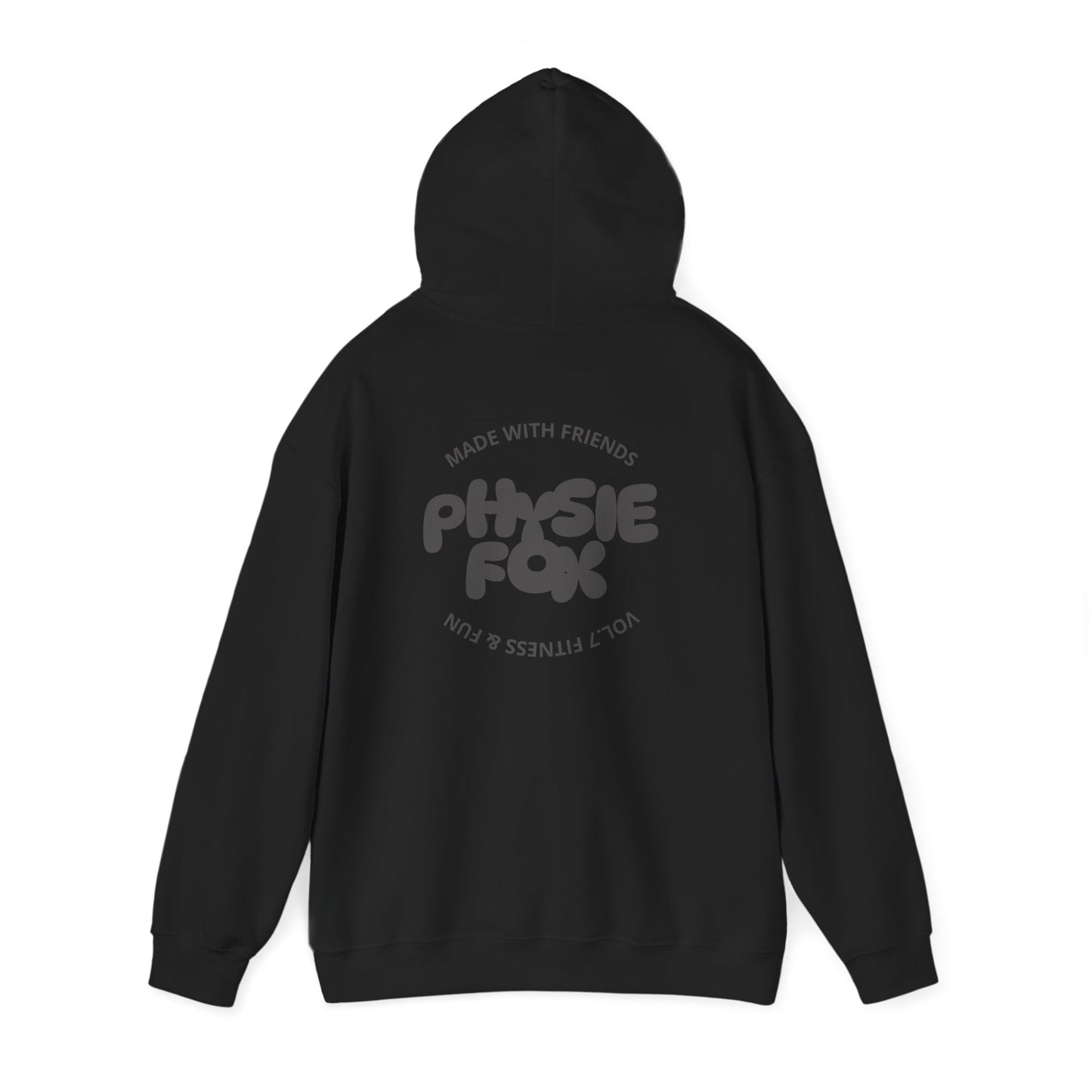 Physie Fox (printed on back) - Unisex Heavy Blend™ Hooded Sweatshirt