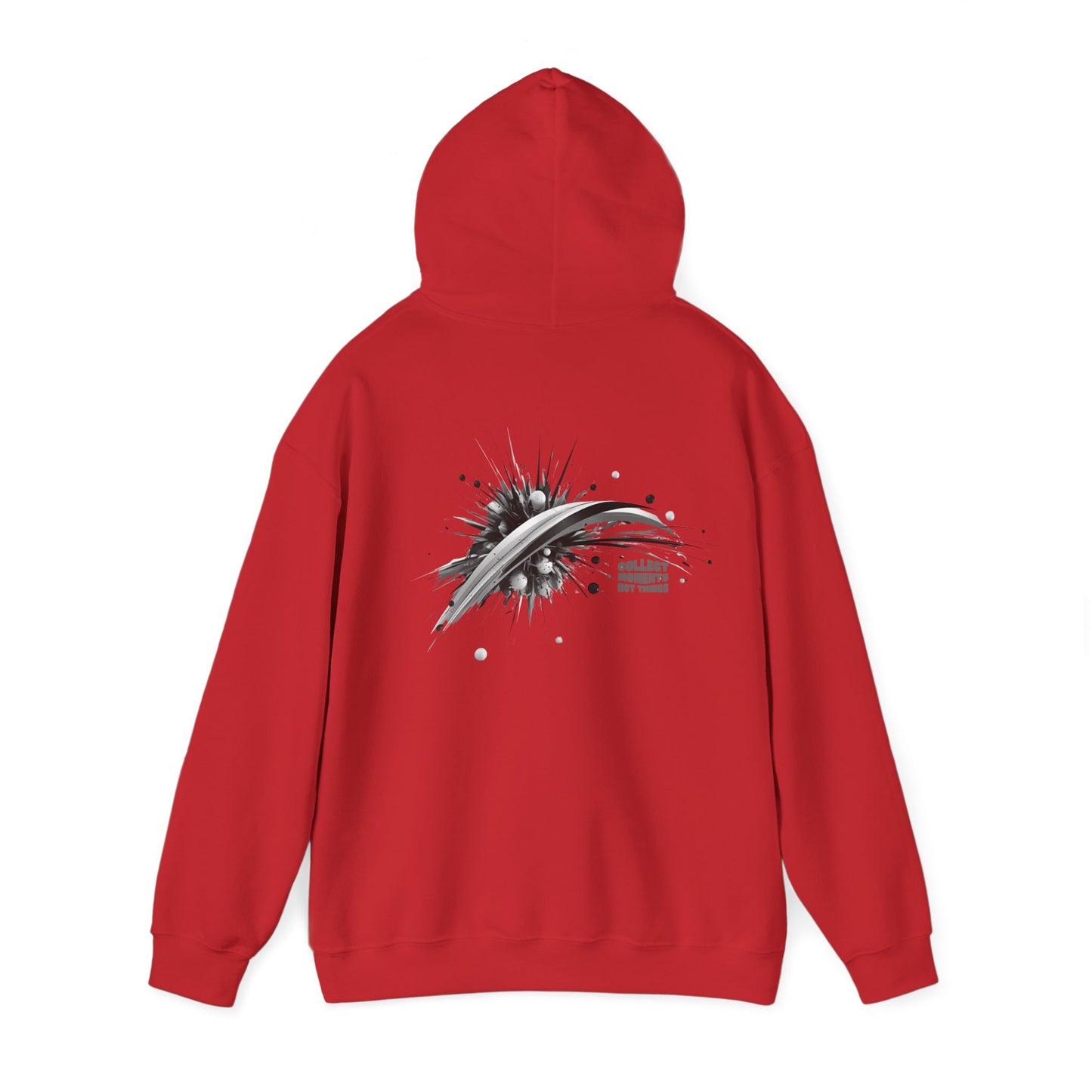 Collect moments not things Splash (printed on back) - Modern Vibes - Unisex Heavy Blend™ Hooded Sweatshirt