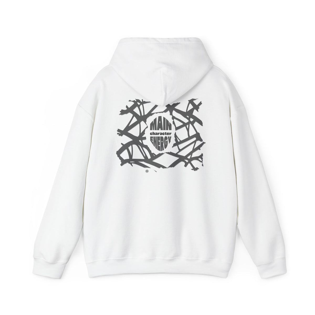 Main Character Energy (printed on back) - Modern Vibes - Unisex Heavy Blend™ Hooded Sweatshirt