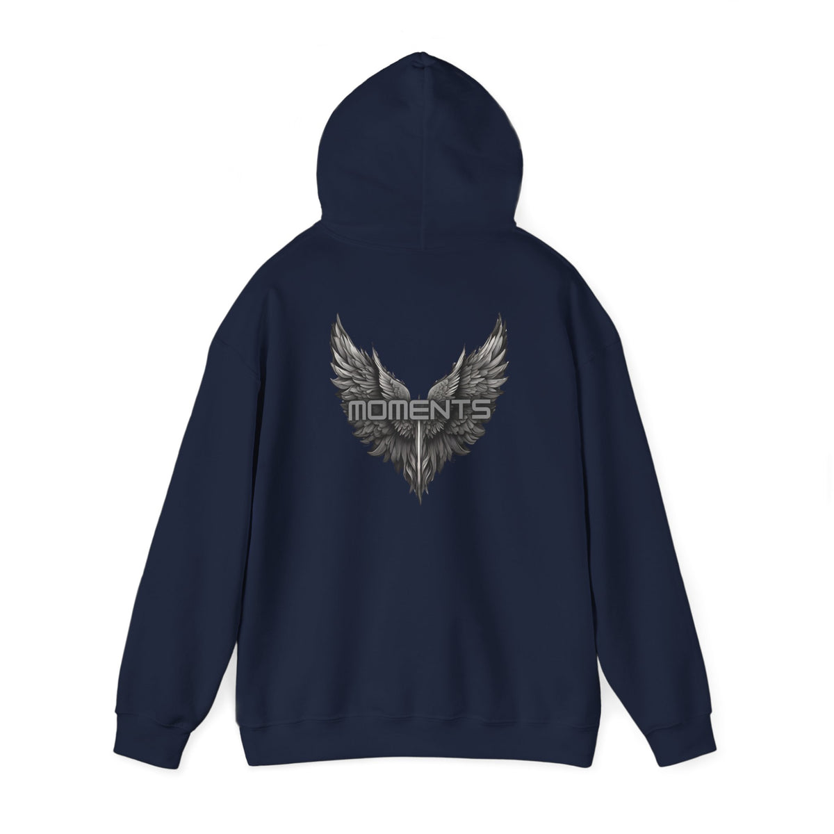 Moments (printed on back) - Statement Graphic - Unisex Heavy Blend™ Hooded Sweatshirt