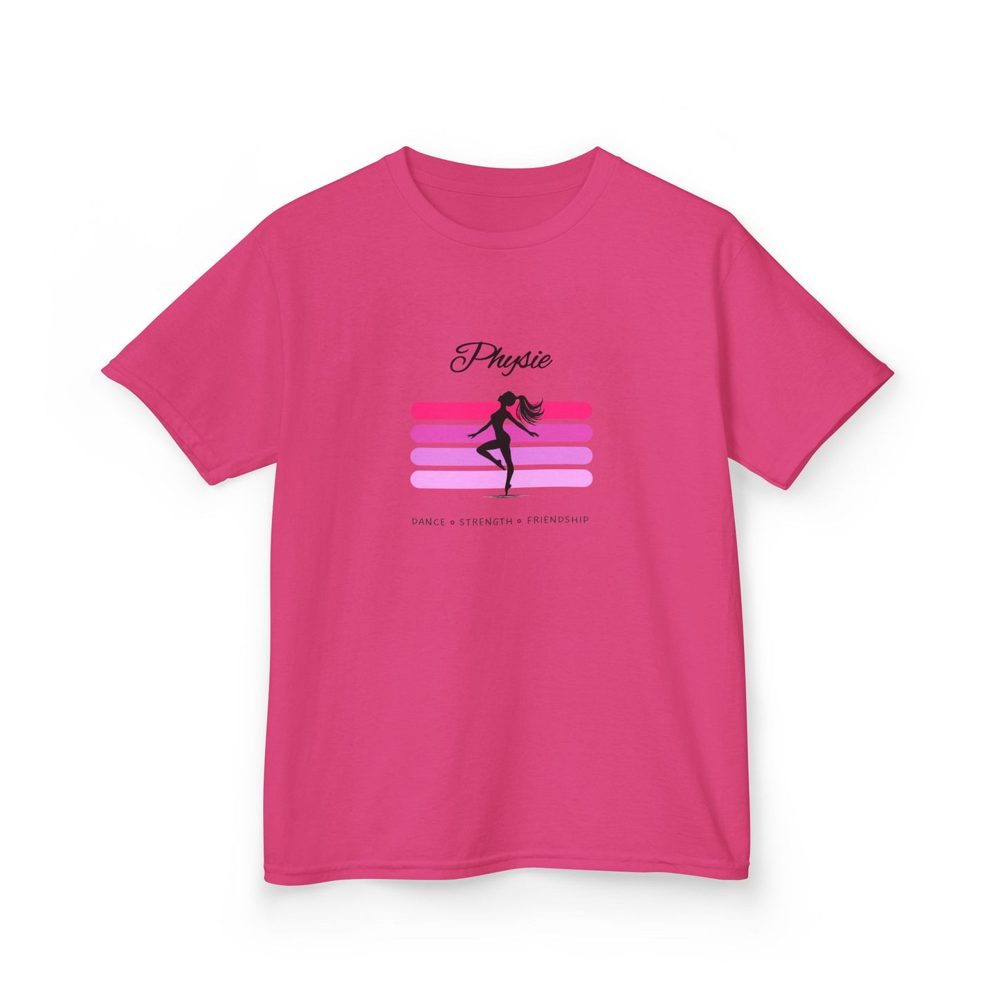 Physie. Dance. Strength. Friendship (pink) - Youth / Kids Heavy Cotton™ Tee