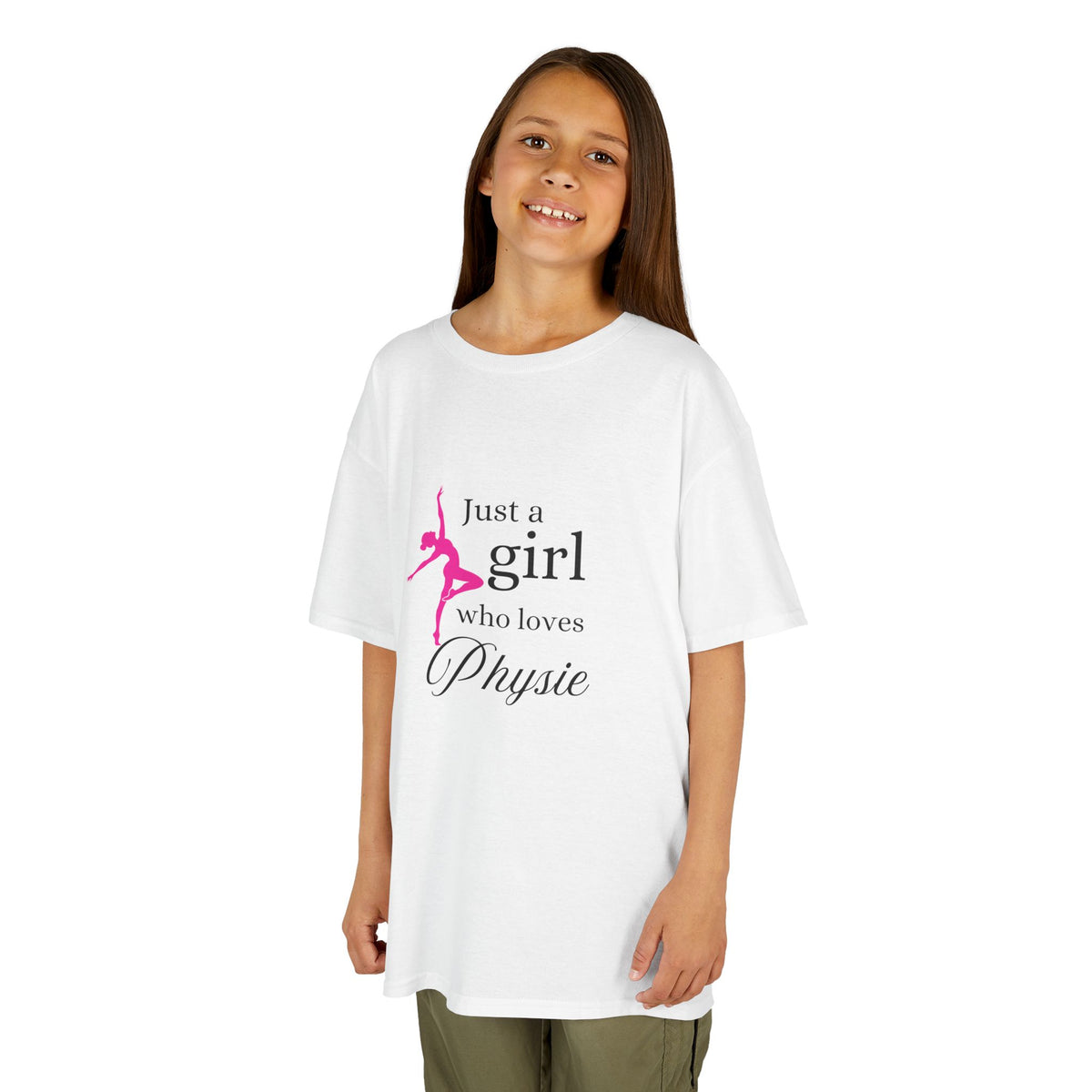 Just a girl who loves Physie - Kids Heavy Cotton™ Tee